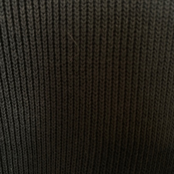 Ted Baker Men’s Pied Ribbed Front Cotton Sweater Black Size 5 - Picture 4 of 8